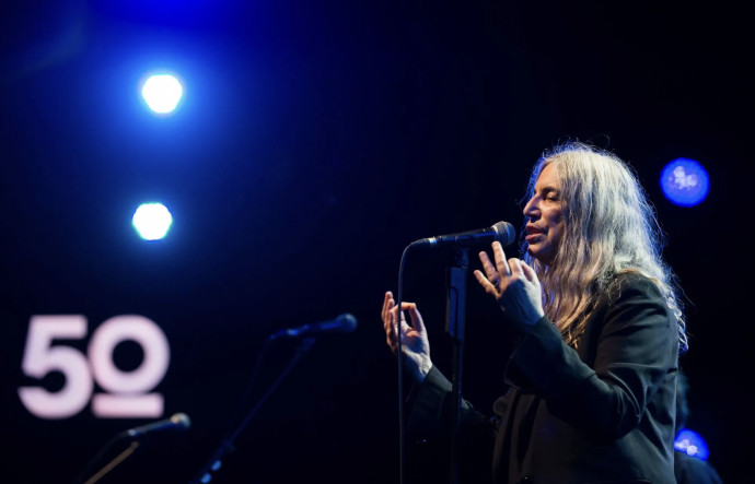 Patti Smith au Montreux Jazz Festival en 2016.