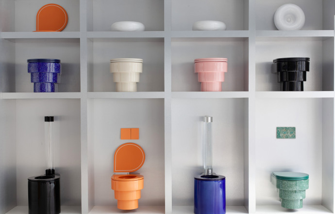 Une belle palette… de toilettes.