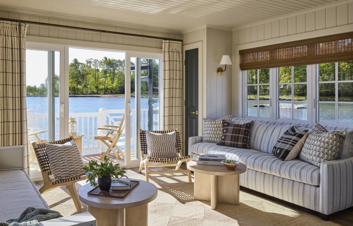 White Barn Inn offre aussi la possibilité de séjournée dans une chambre-bateau.