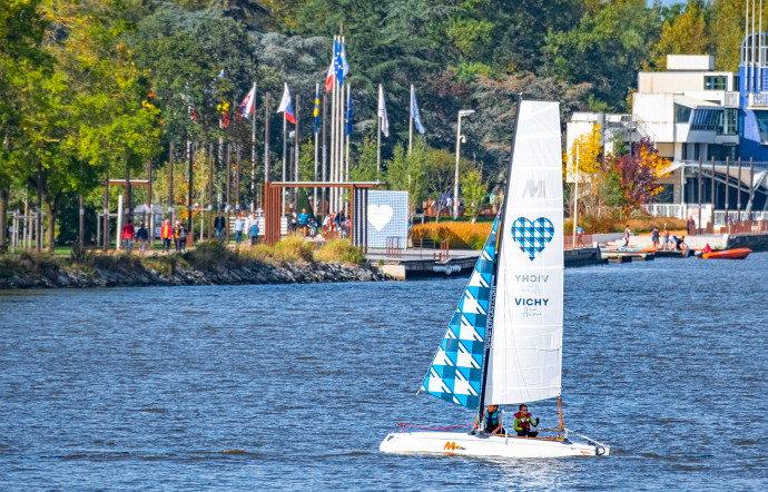 Le sport est partout à Vichy.