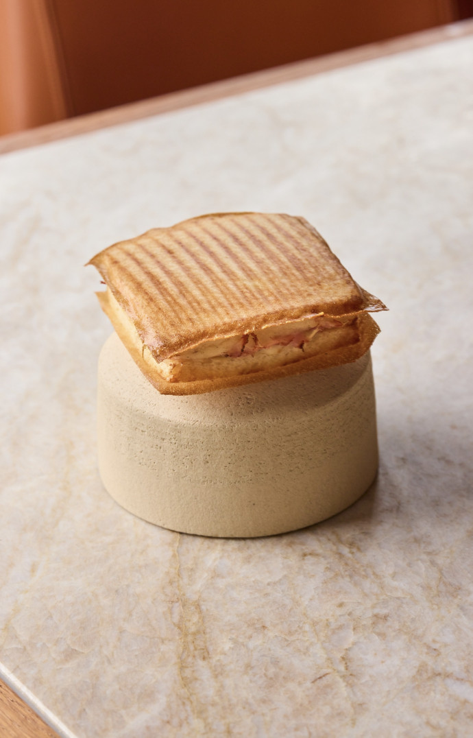Le croque-monsieur revisité par Anne-Sophie Pic pour Utopic.