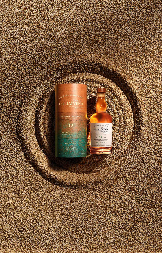 Plus abordable, le whisky 12 ans d&rsquo;âge de la collection The Balvenie 1931.