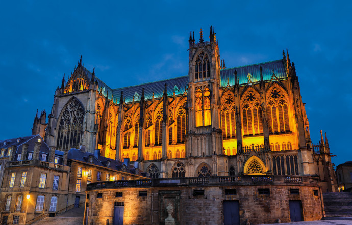 La cathédrale Saint-Etienne de Metz.