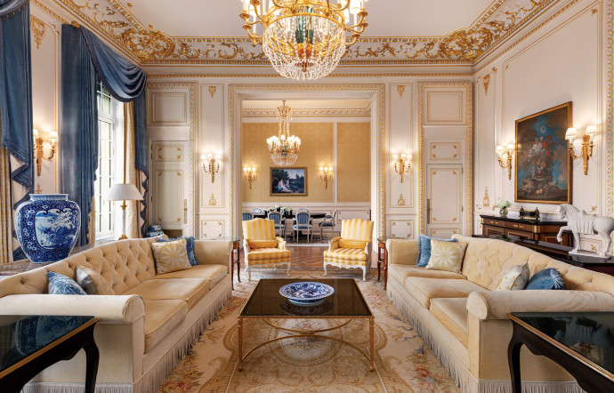 L&rsquo;élégance du Shangri-La se poursuit, évidemment, en chambre.