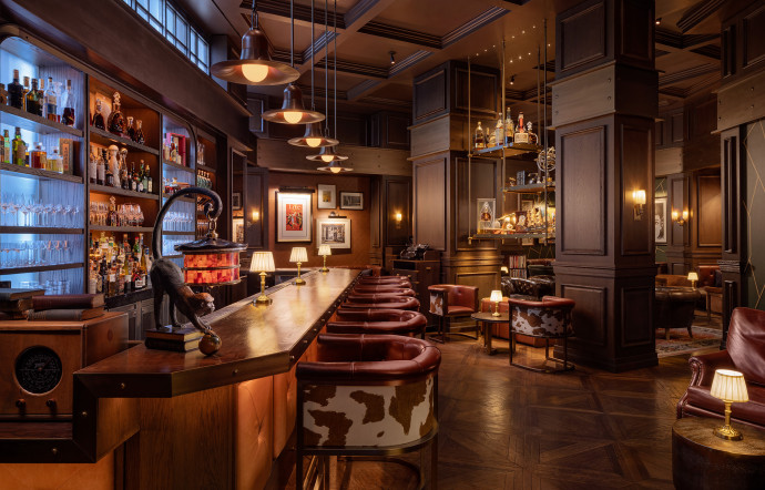 The Bar, le nouvel espace feutré de l&rsquo;hôtel.