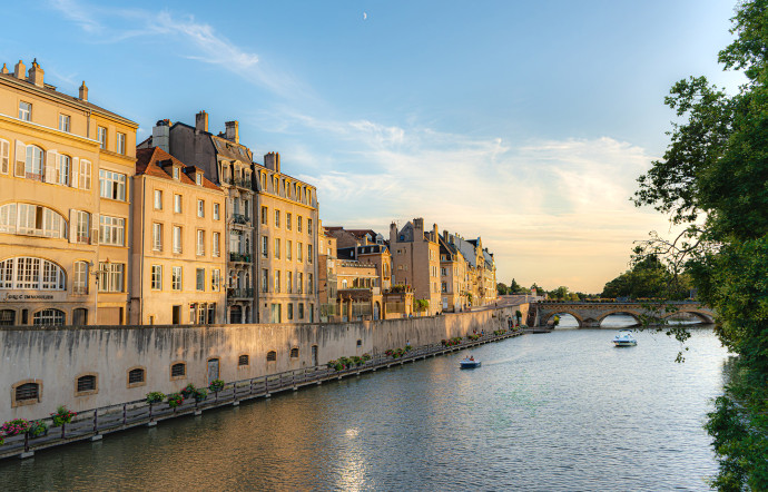 Vue sur la Moselle.