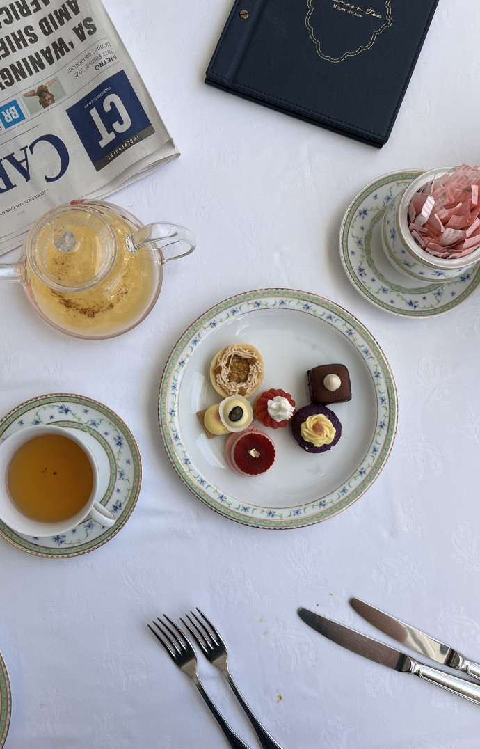 Le tea time du Mount Nelson.